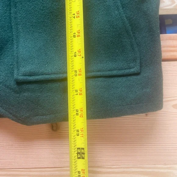 Vintage Orvis Forest Green Wool Vest Multiple Pockets Large - Picture 9 of 9